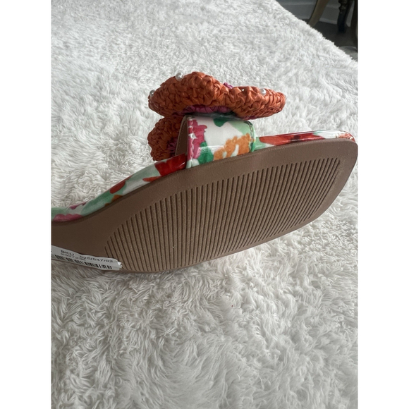 Betsey Johnson Women's Sz 9 Brandee Colorful Macrame Beads Embellished Sandals - Picture 11 of 16